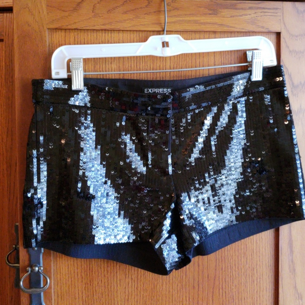 Sequin shorts